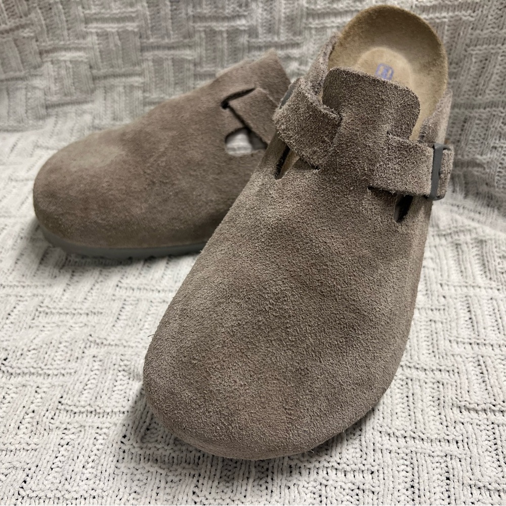 Birkenstock Boston slip-ons soft footbed 40 - Taupe/grey - Picture 5 of 7